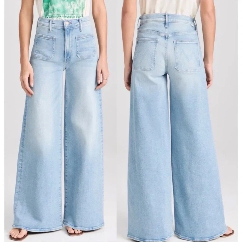 New $268 Mother Patch Pocket Undercover Sneak Jeans Friendly Reminder 28 NWT - Picture 1 of 10